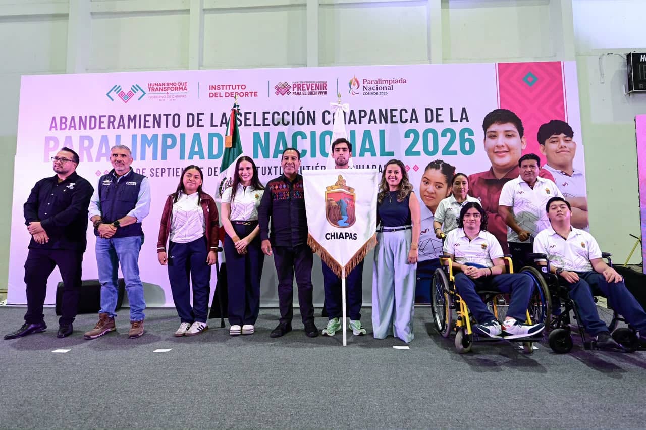 Eduardo Ramírez reconoce el talento y esfuerzo de atletas de Chiapas rumbo a la Paralimpiada Nacional