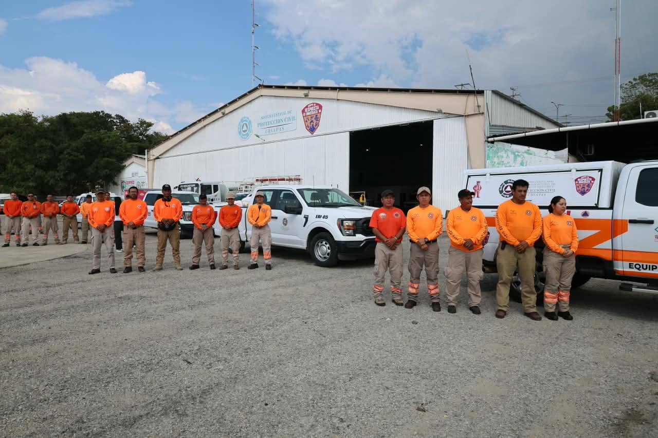 Sesiona Comité Estatal de Emergencias para reforzar acciones de prevención ante continuidad de lluvias intensas en Chiapas