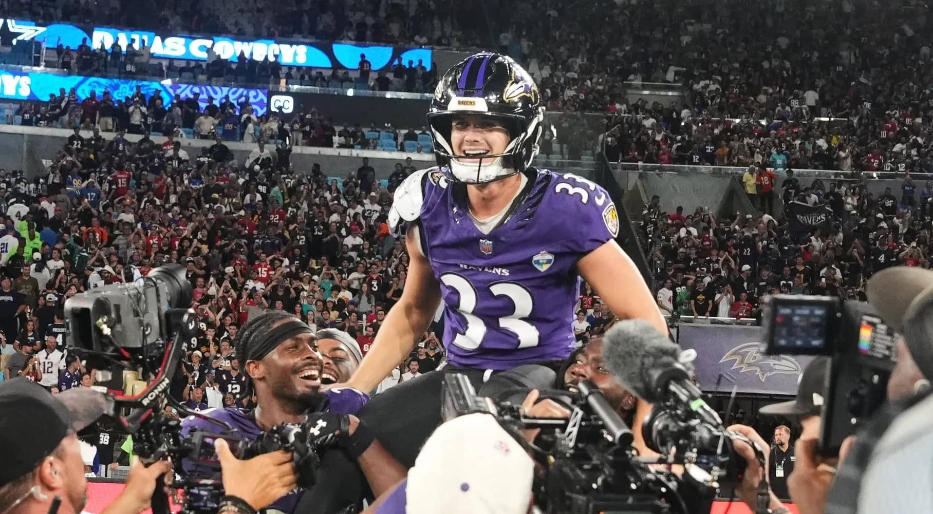 NFL conquista Brasil con juego de película entre Dallas y Baltimore en el Maracaná