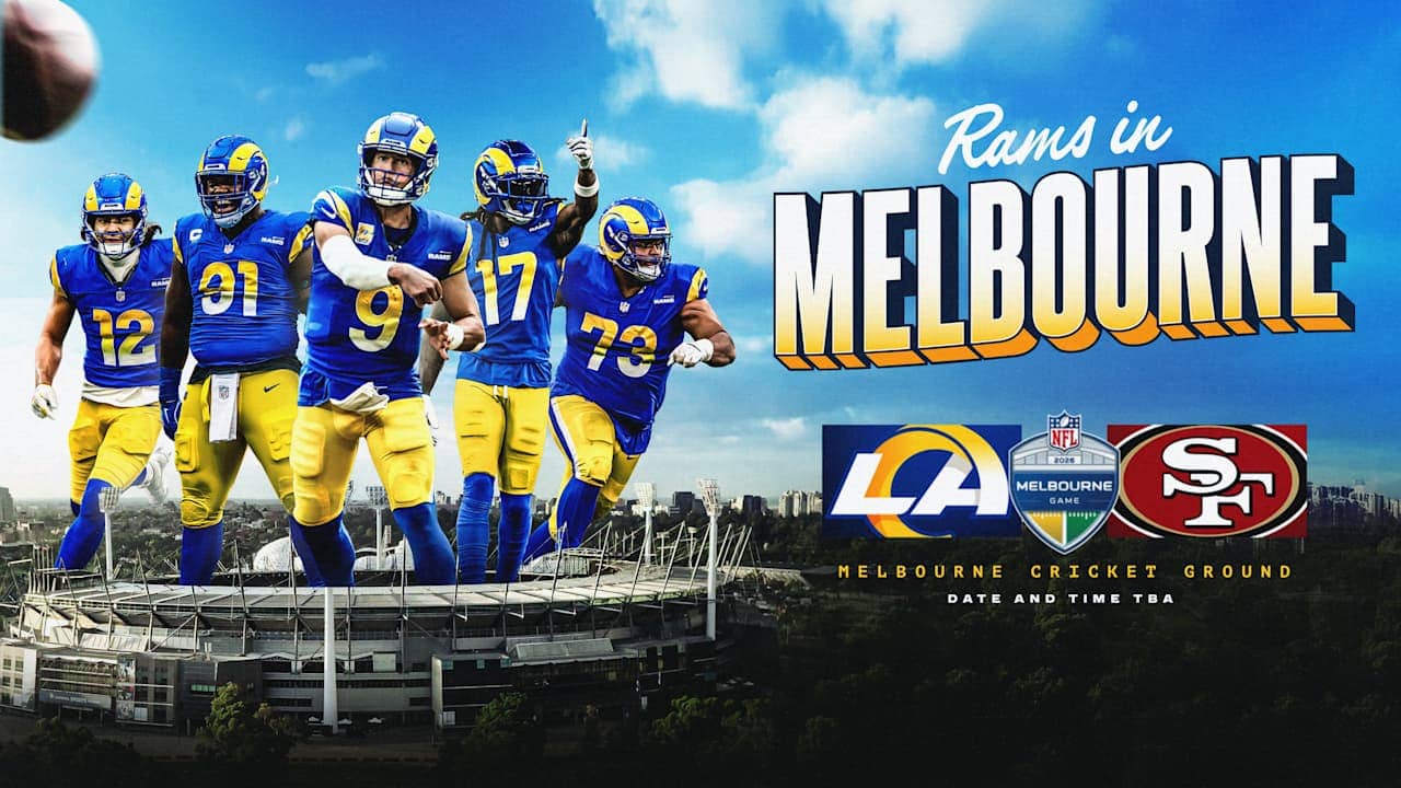 La NFL hace historia en Melbourne, ¿cuándo y dónde ver 49ers vs. Rams?