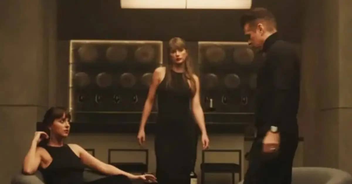 Taylor Swift lanza adelanto del video de ‘Patient Zero’ con protagonistas inesperados: Dakota Johnson y Colin Farrell