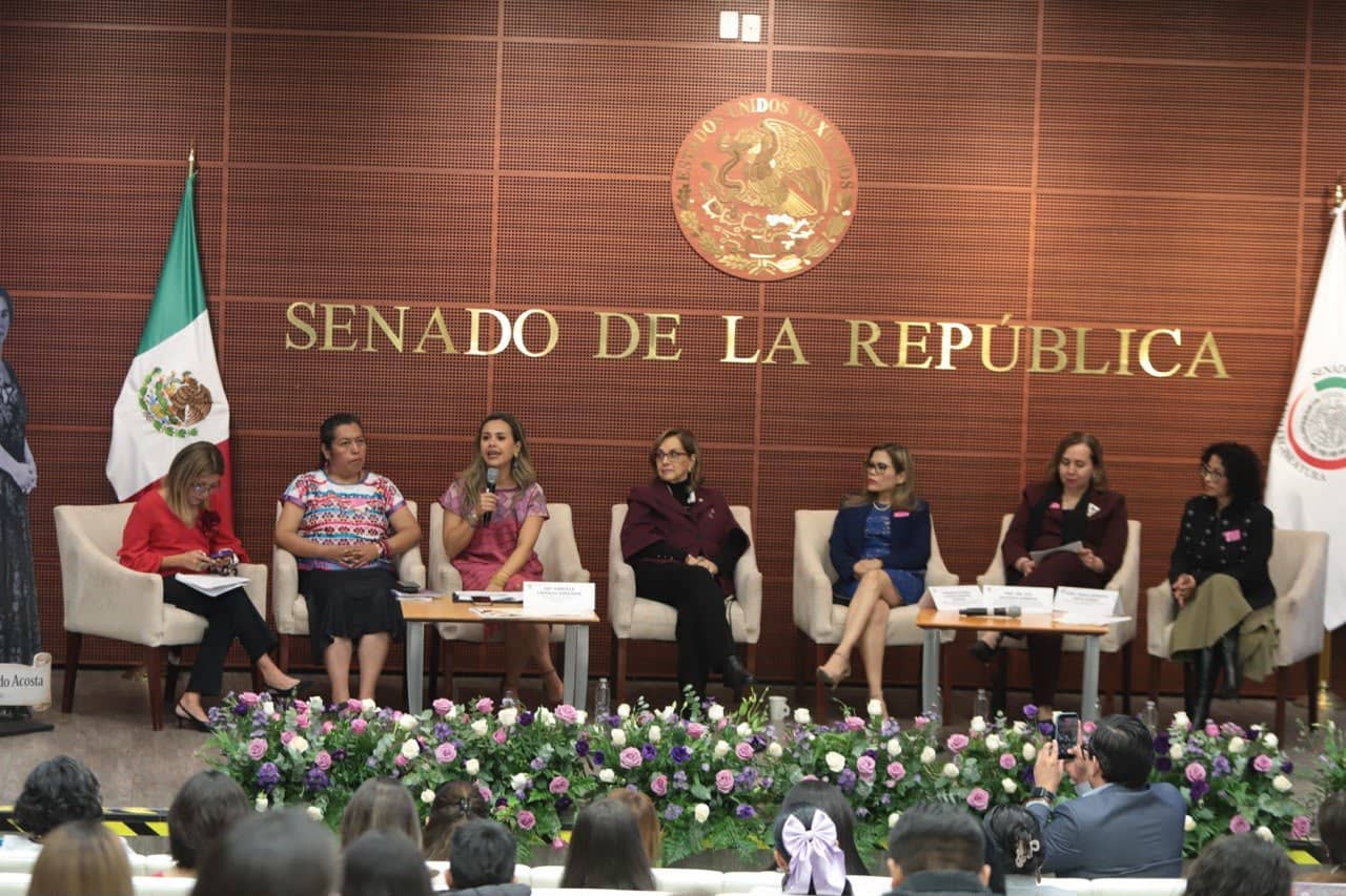 Presidenta Marcela Castillo da a conocer alcances de la Ley de Paridad Efectiva en Senado de la República