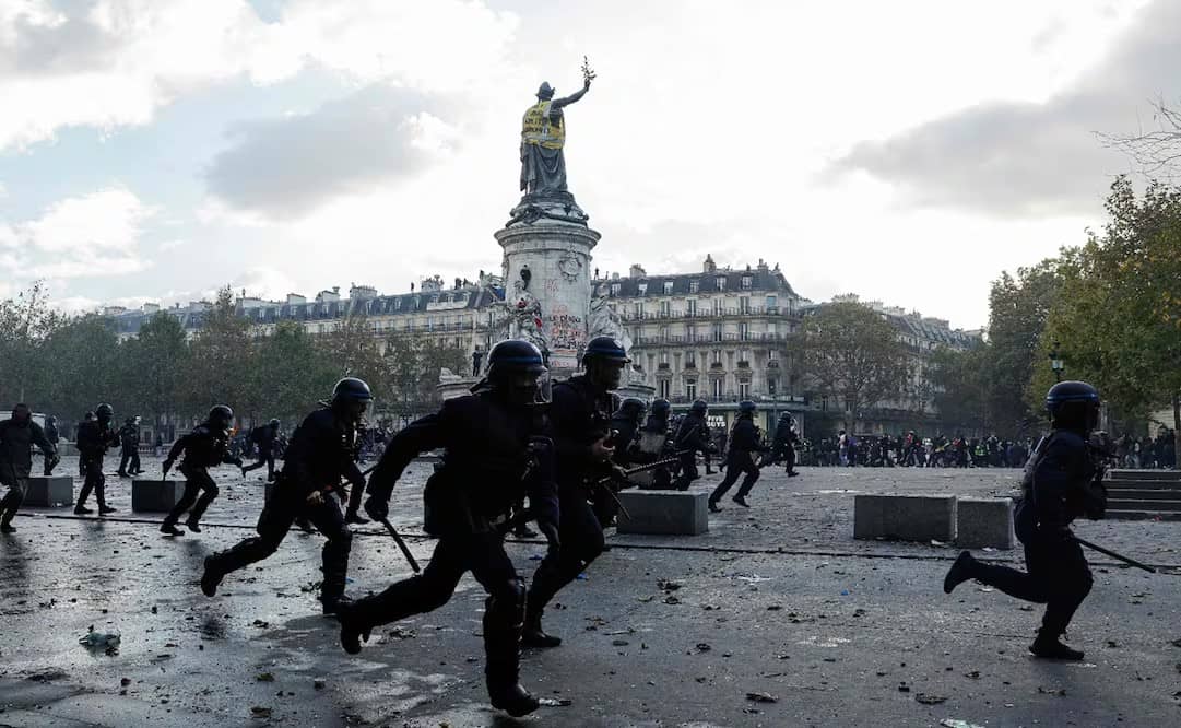 Francia reconoce errores de seguridad ante protestas; anuncia dispositivo “masivo” para nuevas manifestaciones del sábado