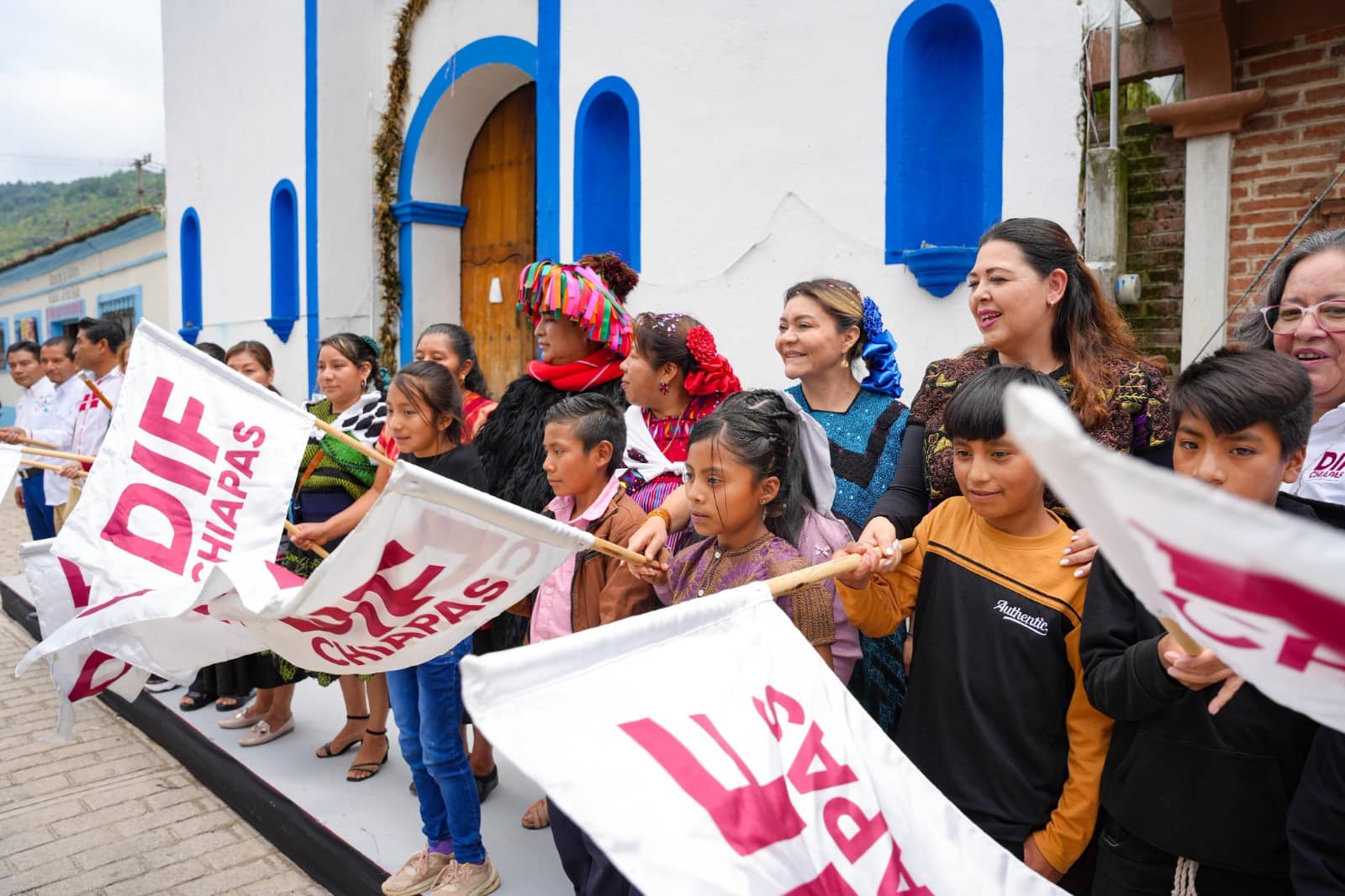 En Chenalhó, Sofía Espinoza Abarca encabeza Jornada Estatal DIF
