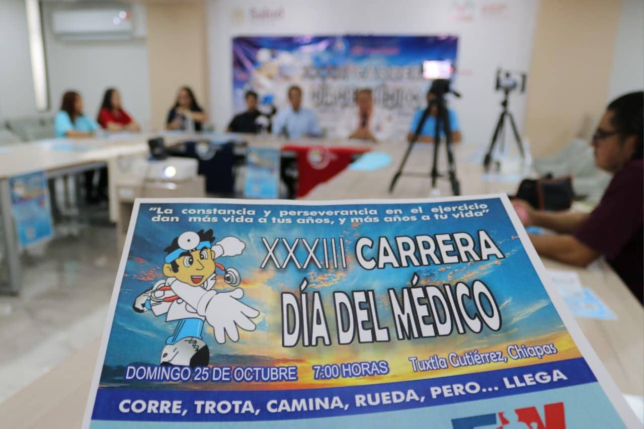 Anuncian Carrera del Día del Médico