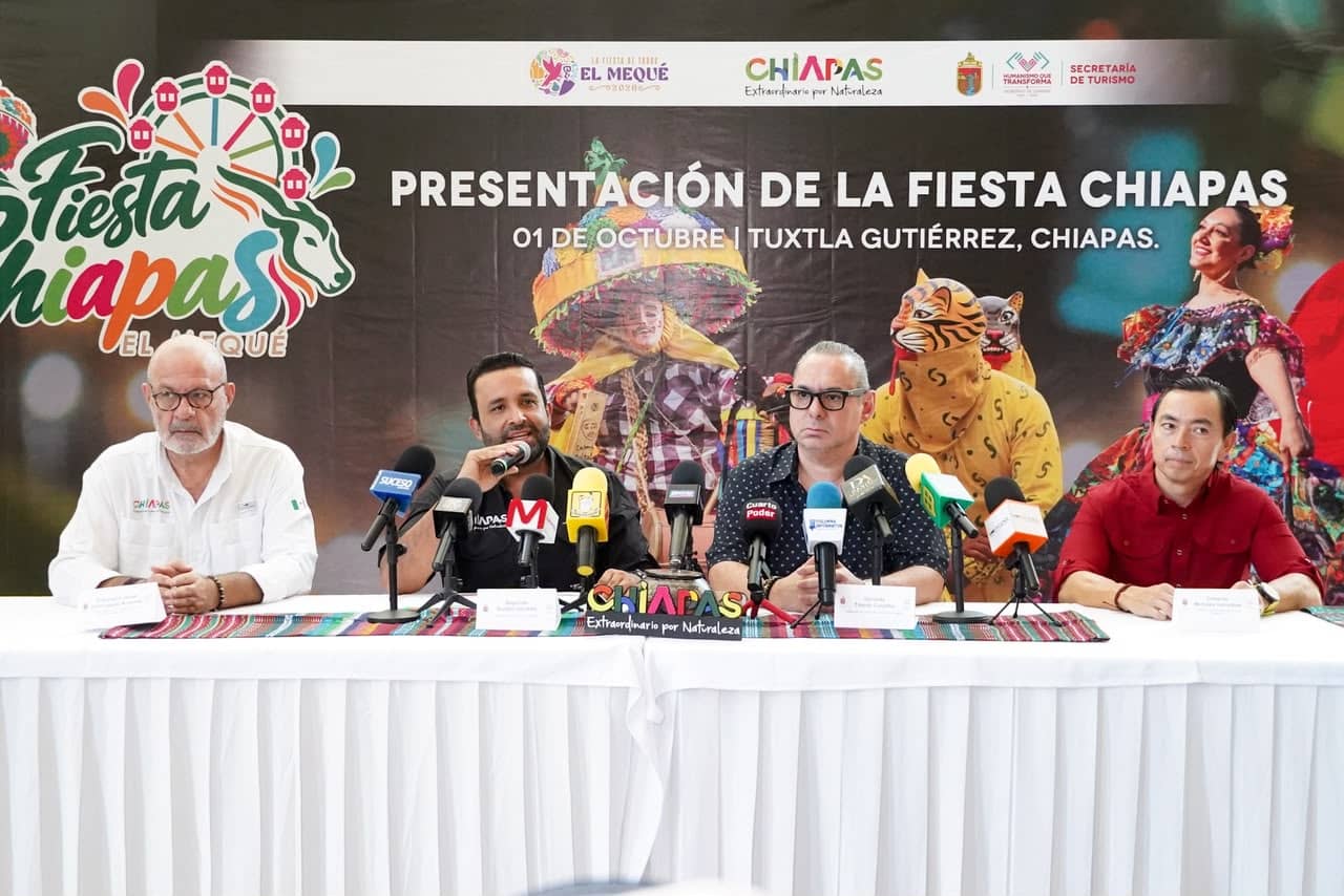 Presentan la Fiesta Chiapas, una celebración que une a El Mequé y la Feria Chiapas