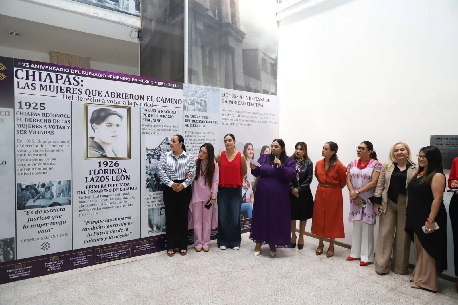 Conmemoran en Congreso el 73 Aniversario del Reconocimiento del Derecho de las Mujeres al Voto de México